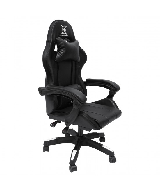 ΠΟΛΥΘΡΟΝΑ GAMING DARREN HM1203.10 ΜΑΥΡΟ-ΓΚΡΙ PVC 60x60x120Υεκ.