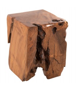 ΣΚΑΜΠΟ ΧΑΜΗΛΟΥ ΥΨΟΥΣ KUMO HM7893 ΜΑΣΙΦ ΞΥΛΟ TΕΑK ΦΥΣΙΚΟ 30X30X40Υεκ.