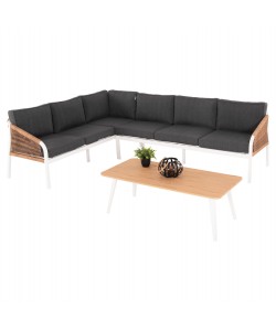 ΣΑΛΟΝΙ ΓΩΝΙΑ ΕΞ.ΧΩΡΟΥ MAERLY HM6140.01 ΑΛΟΥΜΙΝΙΟ ΛΕΥΚΟ-ΜΑΞΙΛΑΡΙΑ ΑΝΘΡΑΚΙ-ΣΥΝΘ.ΣΧΟΙΝΙ