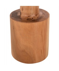 ΤΡΑΠΕΖΙ ΒΟΗΘΗΤΙΚΟ BERMAL HM9889 ΜΑΣΙΦ ΞΥΛΟ SUAR ΣΕ ΦΥΣΙΚΟ Φ30x46Υεκ.