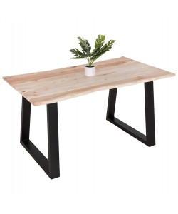 ΤΡΑΠΕΖΙ ΤΡΑΠΕΖΑΡΙΑΣ MONTANA SLIM HM8163.21 ΞΥΛΟ ΑΚΑΚΙΑΣ ΣΕ ΑΝΟΙΧΤΟ ΦΥΣΙΚΟ 140x80x77Υεκ