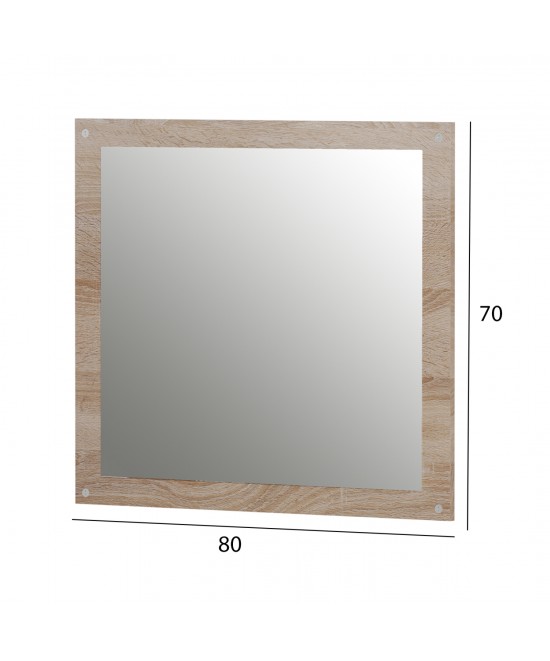 ΚΑΘΡΕΦΤΗΣ ΤΟΙΧΟΥ HM4360 ΜΕΛΑΜΙΝΗ ΣΕ ΣΟΝΑΜΑ 80x70x1.8(βάθος)εκ