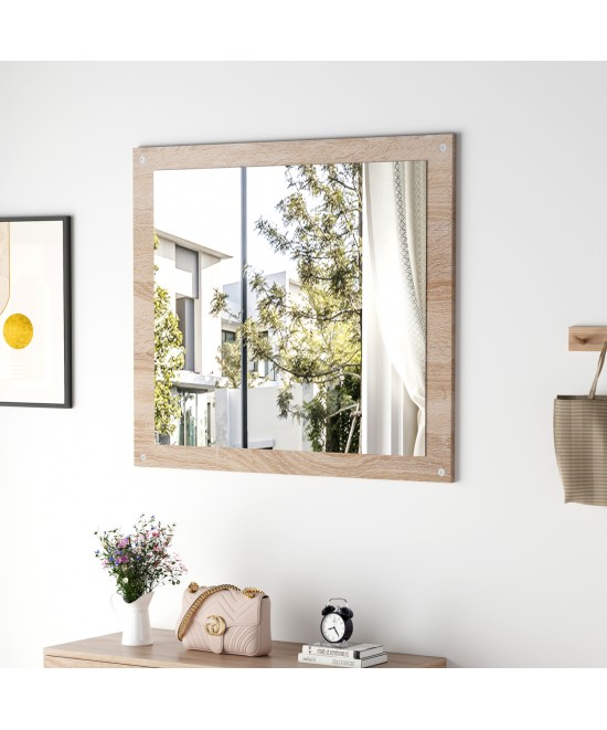 ΚΑΘΡΕΦΤΗΣ ΤΟΙΧΟΥ HM4360 ΜΕΛΑΜΙΝΗ ΣΕ ΣΟΝΑΜΑ 80x70x1.8(βάθος)εκ