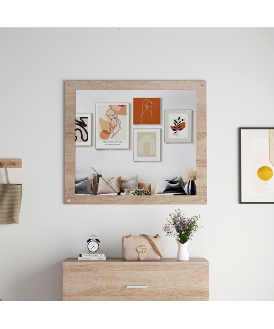 ΚΑΘΡΕΦΤΗΣ ΤΟΙΧΟΥ HM4360 ΜΕΛΑΜΙΝΗ ΣΕ ΣΟΝΑΜΑ 80x70x1.8(βάθος)εκ