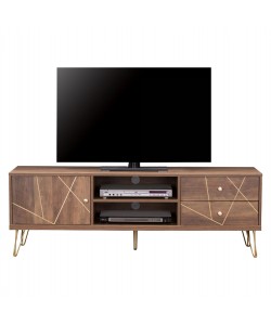 ΕΠΙΠΛΟ TV KAITLYN HM8652 ΚΑΡΥΔΙ ΜΕ ΧΡΥΣΟ 150x39,5x51,5Y εκ.