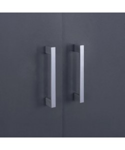 ΝΤΟΥΛΑΠΑ 2ΦΥΛΛΗ ME 2 ΣΥΡΤΑΡΙΑ REINA HM338.04 SONAMA-ΓΚΡΙ 80Χ42Χ180Υ εκ.