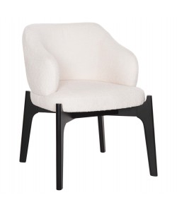 ΚΑΡΕΚΛΑ ABAI HM9971.02 RUBBERWOOD ΣΕ ΜΑΥΡΟ-ΕΚΡΟΥ ΜΠΟΥΚΛΕ ΥΦΑΣΜΑ 65x63x79Υεκ