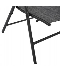 ΠΟΛΥΘΡΟΝΑ ZURI 7ΘΕΣΕΩΝ ΠΤΥΣ/ΝΗ ΜΕΤΑΛΛΙΚΗ ΓΚΡΙ ME ΓΚΡΙ TEXTILENE HM5700.01 55x70x103Y εκ.