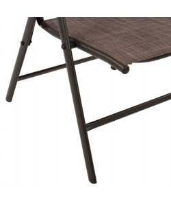 ΠΟΛΥΘΡΟΝΑ ZURI  7ΘΕΣΕΩΝ ΠΤΥΣ/ΝΗ ΜΕΤΑΛΛΙΚΗ ΚΑΦΕ ME ΚΑΦΕ TEXTILENE HM5700.02 55x70x103Υ εκ.