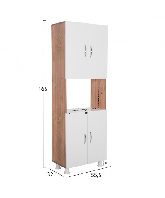 ΕΠΙΠΛΟ ΚΟΥΖΙΝΑΣ/ΝΤΟΥΛΑΠΙ RAD HM18196.04 ΜΕΛΑΜΙΝΗ ΦΥΣΙΚΟ-ΛΕΥΚΟ 55,5x32x165Υεκ. ΕΠΙΠΛΟ ΚΟΥΖΙΝΑΣ/ΝΤΟΥΛΑΠΙ RAD HM18196.04 ΜΕΛΑΜΙΝΗ ΦΥΣΙΚΟ-ΛΕΥΚΟ 55,5x32x165Υεκ.