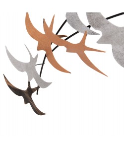 ΔΙΑΚΟΣΜΗΤΙΚΟ ΤΟΙΧΟΥ ΠΟΥΛΙΑ HM4655 ΜΕΤΑΛΛΟ-ΠΟΛΥΧΡΩΜΟ 131x11(βάθος)x70Υεκ.