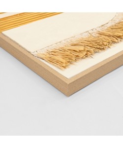 ΠΙΝΑΚΑΣ 3D HM4537.01 ΜΕ ΚΟΡΝΙΖΑ ΜΠΕΖ-ΚΑΜΒΑΣ ΛΕΥΚΟΣ-ΧΕΙΡΟΠΟΙΗΤΟΣ 80x3,5x120Υεκ.