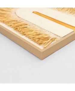 ΠΙΝΑΚΑΣ 3D HM4537.02 ΜΕ ΚΟΡΝΙΖΑ ΜΠΕΖ-ΚΑΜΒΑΣ ΛΕΥΚΟΣ-ΧΕΙΡΟΠΟΙΗΤΟΣ 80x3,5x120Υεκ.