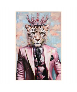 ΠΙΝΑΚΑΣ TOIXOY LEOPAR HM4540 ΜΕ ΚΟΡΝΙΖΑ ΜΠΕΖ-ΚΑΜΒΑΣ ΕΚΤΥΠΩΣΗ 82x4,5x122Υεκ.