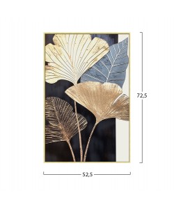 ΠΙΝΑΚΑΣ TOIXOY TROPICO HM4546.01 ΚΟΡΝΙΖΑ ΜΠΕΖ-ΚΑΜΒΑΣ ΕΚΤΥΠΩΣΗ 52,5x2,8x72,5Υεκ.