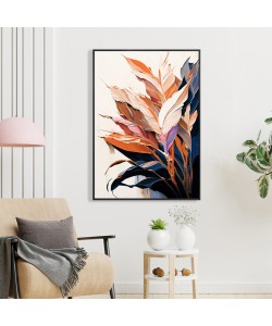 ΠΙΝΑΚΑΣ TOIXOY TROPICO HM4547.02 ΚΟΡΝΙΖΑ ΜΑΥΡΗ-ΚΑΜΒΑΣ ΕΚΤΥΠΩΣΗ ΦΥΛΛΑ 52,5x2,8x72,5Υεκ.