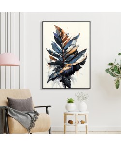 ΠΙΝΑΚΑΣ TOIXOY TROPICO HM4547.01 ΚΟΡΝΙΖΑ ΜΑΥΡΗ-ΚΑΜΒΑΣ ΕΚΤΥΠΩΣΗ 52,5x2,8x72,5Υεκ.