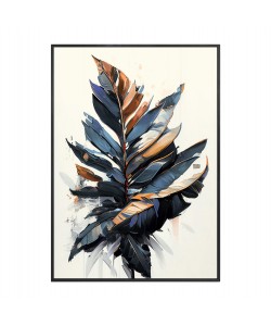 ΠΙΝΑΚΑΣ TOIXOY TROPICO HM4547.01 ΚΟΡΝΙΖΑ ΜΑΥΡΗ-ΚΑΜΒΑΣ ΕΚΤΥΠΩΣΗ 52,5x2,8x72,5Υεκ.