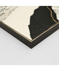 ΠΙΝΑΚΑΣ ΤΟΙΧΟΥ ABSTRACT HM4553.02 ΜΕ ΚΟΡΝΙΖΑ ΜΠΕΖ-ΚΑΜΒΑΣ-ΧΕΙΡΟΠΟΙΗΤΟΣ 82x4.5x122Υεκ