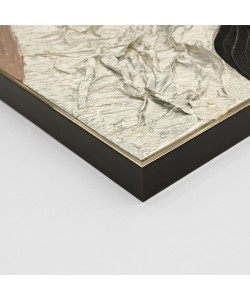 ΠΙΝΑΚΑΣ ΤΟΙΧΟΥ ABSTRACT (ΤΕΤΡΑΓΩΝΟΣ) HM4553.01 ΜΕ ΚΟΡΝΙΖΑ ΜΠΕΖ-ΚΑΜΒΑΣ 82x4.5x82Υεκ