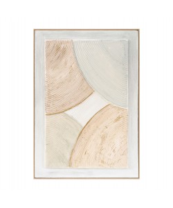 ΠΙΝΑΚΑΣ ΤΟΙΧΟΥ 3D HM4554 ΜΕ ΚΟΡΝΙΖΑ ΜΠΕΖ-ΧΕΙΡΟΠΟΙΗΤΕΣ ΚΑΜΠΥΛΕΣ 72x5Χ102Υεκ.