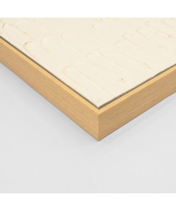 ΠΙΝΑΚΑΣ TOIXOY SHON HM4558 ΜΕ ΚΟΡΝΙΖΑ ΜΠΕΖ-ΚΑΜΒΑΣ ΣΕ ΛΕΥΚΟ-ΜΠΕΖ 62x4,5x92Υεκ.