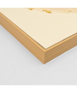 ΠΙΝΑΚΑΣ TOIXOY HM4559 ΜΕ ΚΟΡΝΙΖΑ ΜΠΕΖ-ΚΑΜΒΑΣ ΚΥΚΛΟΙ 82x4,5x82Υεκ.