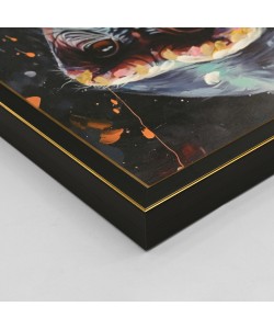 ΠΙΝΑΚΑΣ TOIXOY SIMIA HM4563 ΜΕ ΚΟΡΝΙΖΑ ΜΑΥΡΗ-ΚΑΜΒΑΣ ΕΚΤΥΠΩΣΗ ΠΙΘΗΚΟΣ 64x4,5x84Υεκ.