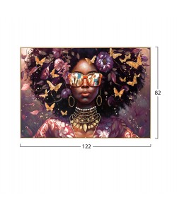 ΠΙΝΑΚΑΣ TOIXOY MARIP HM4569 ΜΕ ΚΟΡΝΙΖΑ ΜΠΕΖ-ΚΑΜΒΑΣ ΕΚΤΥΠΩΣΗ 122x4,5x82Υεκ.