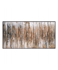 ΠΙΝΑΚΑΣ ΤΟΙΧΟΥ SEDIMENT HM4574.01 ΜΕ ΚΟΡΝΙΖΑ ΜΑΥΡΗ-ΚΑΜΒΑΣ 142x4.5x72Υεκ