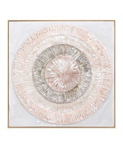 ΠΙΝΑΚΑΣ ΤΟΙΧΟΥ 3D HM4578 ΜΕ ΚΟΡΝΙΖΑ ΜΠΕΖ-ΧΕΙΡΟΠΟΙΗΤΟΙ ΚΥΚΛΟΙ 82x4,5Χ82Υεκ.