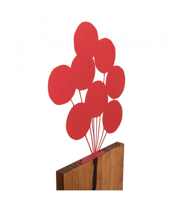 ΔΙΑΚΟΣΜΗΤΙΚΟ ΤΟΙΧΟΥ ΚΟΡΑΛΙ ΜΠΑΛΟΝΙΑ HM4649 ΜΕΤΑΛΛΟ-ΞΥΛΟ 30x3x99Υεκ.