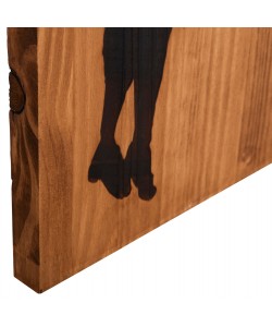 ΔΙΑΚΟΣΜΗΤΙΚΟ ΤΟΙΧΟΥ ΚΟΡΑΛΙ ΜΠΑΛΟΝΙΑ HM4649 ΜΕΤΑΛΛΟ-ΞΥΛΟ 30x3x99Υεκ.