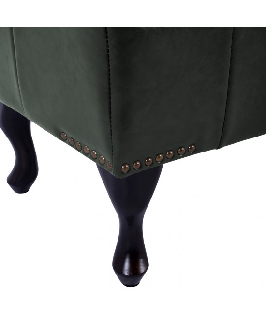 ΤΑΜΠΟΥΡΕ ΥΠΟΠΟΔΙΟ T.CHESTERFIELD EMMA HM226.08 PU ΚΥΠΑΡΙΣΣΙ-ΜΑΥΡΑ ΠΟΔΙΑ 80x45x39Yεκ.