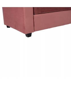 ΚΑΝΑΠΕΣ ΓΩΝΙΑ ΑΝΑΣΤΡΕΨΙΜΗ PAGE ΥΦΑΣΜΑ ΒΕΛΟΥΔΟ ΣΑΠΙΟ ΜΗΛΟ 207x145x85Y εκ.HM3004.12