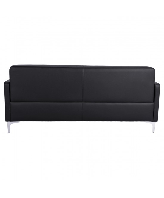 ΚΑΝΑΠΕΣ 3ΘΕΣΙΟΣ NELLIE HM3159.31 ΜΕ ΜΑΥΡΟ PU 163x71x71Υ εκ.