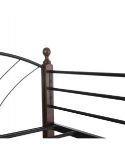 ΚΟΥΚΕΤΑ ΚΡΕΒΑΤΙ STOREY HM687 ΜΑΥΡΟ ΜΕΤΑΛΛΟ-ΚΑΡΥΔΙ RUBBERWOOD-ΓΙΑ ΣΤΡΩΜΑ 190x90εκ ΚΟΥΚΕΤΑ ΚΡΕΒΑΤΙ STOREY HM687 ΜΑΥΡΟ ΜΕΤΑΛΛΟ-ΚΑΡΥΔΙ RUBBERWOOD-ΓΙΑ ΣΤΡΩΜΑ 190x90εκ