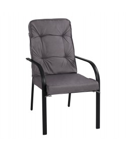 ΠΟΛΥΘΡΟΝΑ ΜΕΤΑΛΛΙΚΗ ENDIKA ΣΕ ΓΚΡΙ ΧΡΩΜΑ ΜΕ ΜΑΞΙΛΑΡΙ 60Χ71Χ105Υ εκ.HM5680.01