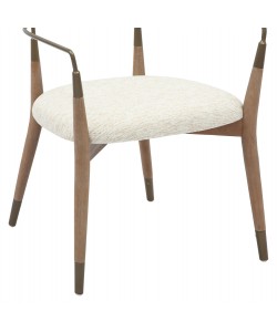 ΠΟΛΥΘΡΟΝΑ ROY HM9978.01 ΣΚΕΛΕΤΟΣ ΞΥΛΟ ΟΞΙΑΣ-ΜΕΤΑΛ.ΜΠΡΑΤΣΑ-ΕΚΡΟΥ ΥΦΑΣΜΑ 51x48x77,5Υεκ