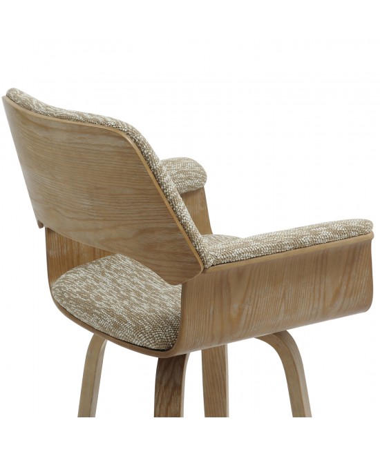 ΣΚΑΜΠΟ ΜΠΑΡ ΜΕΣ.ΥΨΟΥΣ CLIPP HM9987.01 WHITEWASH Κ.Π. ΞΥΛΟ-ΜΠΕΖ ΥΦΑΣΜΑ 57,5x53x98Υεκ