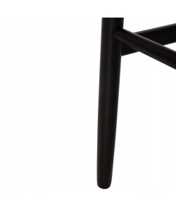 ΚΑΡΕΚΛΑ ΤΡΑΠΕΖΑΡΙΑΣ BRAVE HM8695.13 ΞΥΛΟ ΟΞΙΑΣ ΜΑΥΡΟ-ΣΧΟΙΝΙ ΜΠΕΖ 54.5x53x75Υεκ.