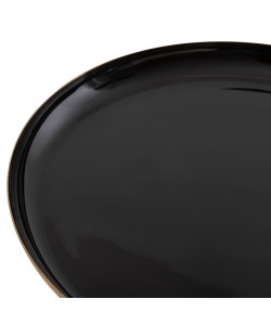 ΤΡΑΠΕΖΙA ΣΑΛΟΝΙΟΥ 2ΤΜΧ OLUF HM9922 ΜΕΤΑΛΛΟ ΕΜΑΓΙΕ-GLOSSY ΜΑΥΡΟ-ΜΑΤ ΧΡΥΣΟ Φ50 & Φ41 εκ.