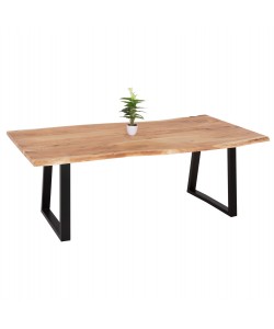 ΤΡΑΠΕΖΙ ΤΡΑΠΕΖΑΡΙΑΣ MONTANA HM8337.21 ΠΑΧΟΣ 4εκ. ΜΑΣΙΦ ΞΥΛΟ ΑΚΑΚΙΑΣ 200x93x74Υεκ.