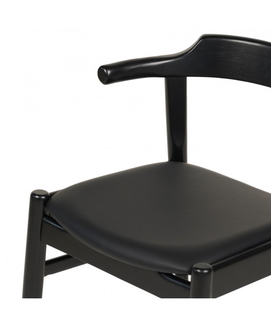 ΠΟΛΥΘΡΟΝΑ ΤΡΑΠΕΖΑΡΙΑΣ CERSEI HM9946.02 RUBBERWOOD & PU ΣΕ ΜΑΥΡΟ 57x54x74Υεκ ΠΟΛΥΘΡΟΝΑ ΤΡΑΠΕΖΑΡΙΑΣ CERSEI HM9946.02 RUBBERWOOD & PU ΣΕ ΜΑΥΡΟ 57x54x74Υεκ