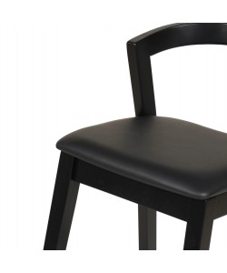 ΣΚΑΜΠΟ ΜΠΑΡ NAMI HM9952.02 RUBBERWOOD & PU-ΜΑΥΡΟ 47,5x59x102,5Υεκ.