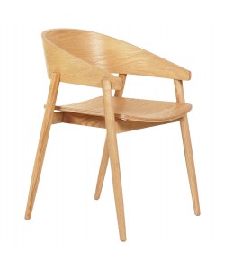 ΠΟΛΥΘΡΟΝΑ ΤΡΑΠΕΖΑΡΙΑΣ CANOP HM9950.01 ΦΡΑΞΙΝΟΣ ΣΕ ΟΑΚ ΧΡΩΜΑ 56,5x61x74Υεκ.