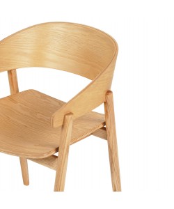 ΠΟΛΥΘΡΟΝΑ ΤΡΑΠΕΖΑΡΙΑΣ CANOP HM9950.01 ΦΡΑΞΙΝΟΣ ΣΕ ΟΑΚ ΧΡΩΜΑ 56,5x61x74Υεκ.