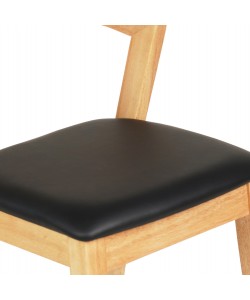 ΣΚΑΜΠΟ ΜΠΑΡ NAMI HM9952.01 RUBBERWOOD ΣΕ ΟΑΚ-ΜΑΥΡΟ PU 47,5x59x102,5Υεκ.