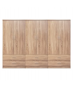 ΝΤΟΥΛΑΠΑ 6ΦΥΛΛΗ REINA ME 6 ΣΥΡΤΑΡΙΑ HM21060.02 ΜΕΛΑΜΙΝΗ ΣΕ ΣΟΝΑΜΑ 240x42x181Υεκ.