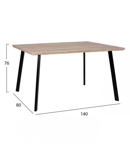 ΣΕΤ 5ΤΜΧ ΤΡΑΠΕΖΙ 140x80x76 cm SONAMA & ΚΑΡΕΚΛΕΣ VANESSA ΜΑΥΡΕΣ ΜΕΤΑΛΛΙΚΑ ΠΟΔΙΑ HM11037 ΣΕΤ 5ΤΜΧ ΤΡΑΠΕΖΙ 140x80x76 cm SONAMA & ΚΑΡΕΚΛΕΣ VANESSA ΜΑΥΡΕΣ ΜΕΤΑΛΛΙΚΑ ΠΟΔΙΑ HM11037